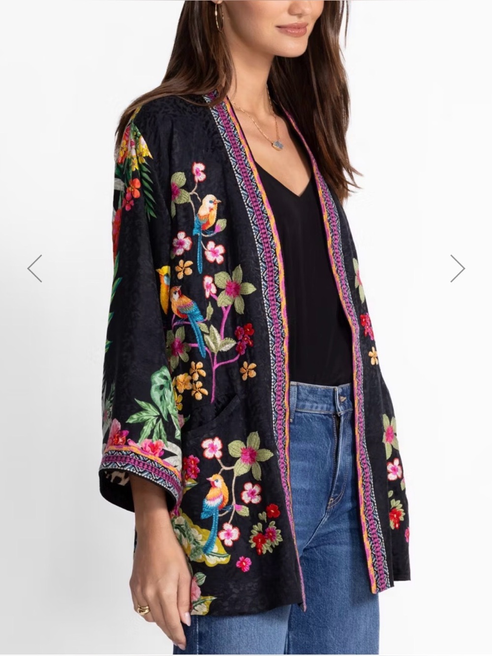 NWT Johnny Was Monica Kimono Size L Cover up